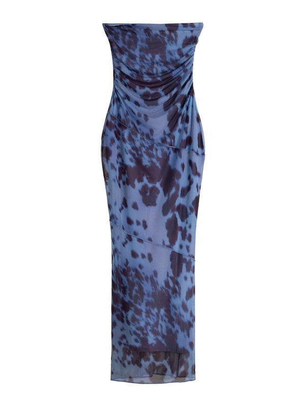 Bershka Bershka Ljetna haljina  plava / noćno plava