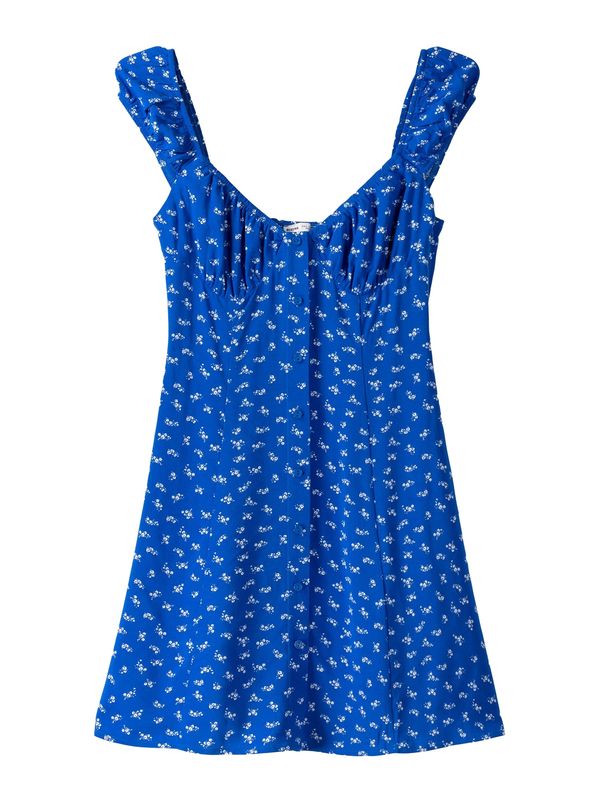 Bershka Bershka Ljetna haljina  plava / prljavo bijela