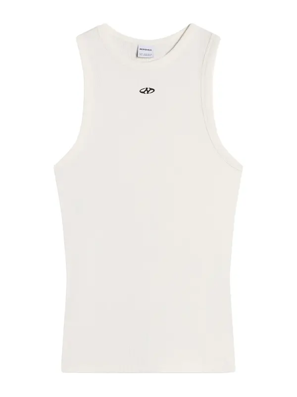 Bershka Bershka Majica  bijela