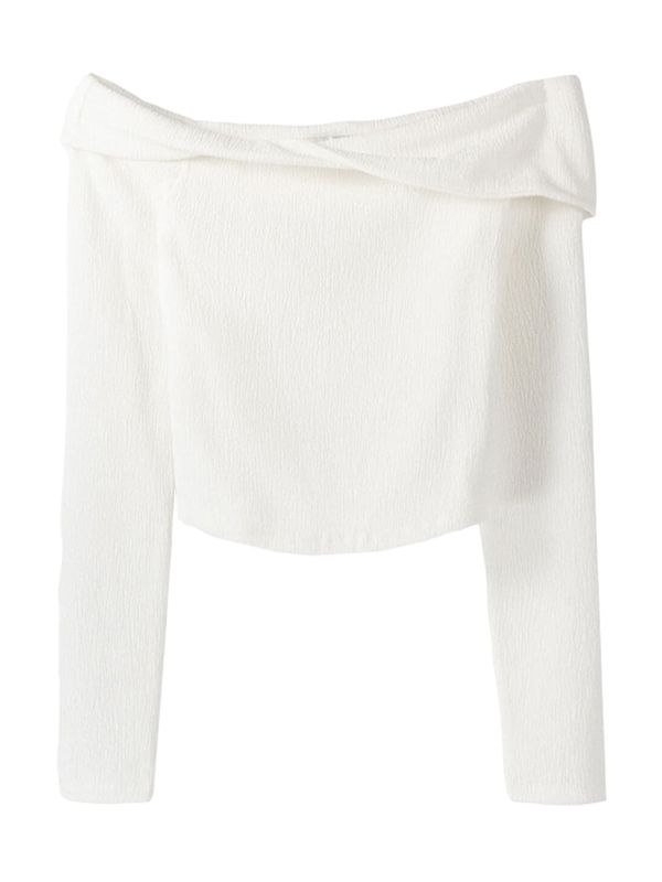 Bershka Bershka Majica  bijela