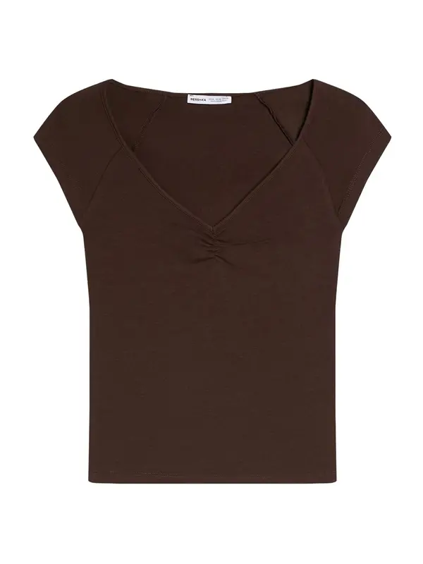 Bershka Bershka Majica  čokolada