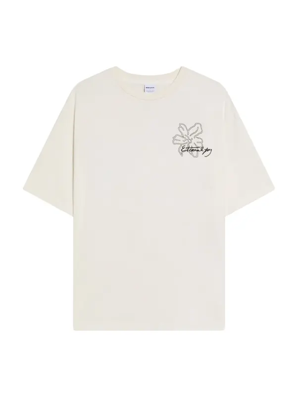 Bershka Bershka Majica  crna / bijela