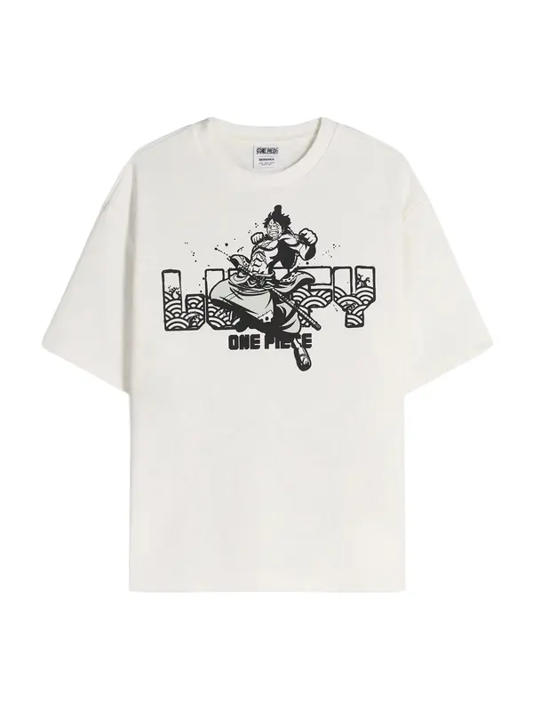 Bershka Bershka Majica  crna / bijela