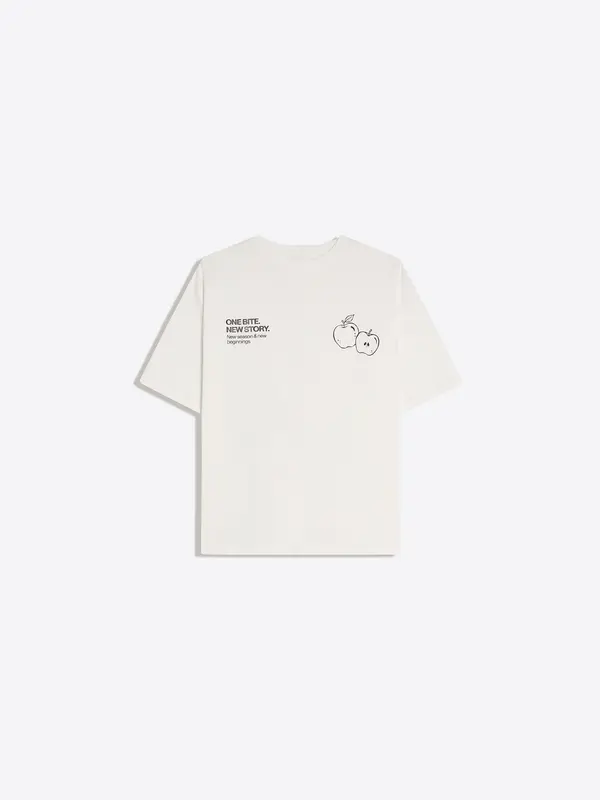 Bershka Bershka Majica  crna / bijela
