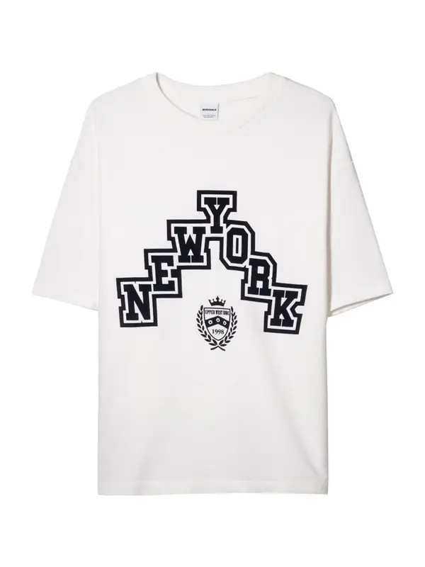 Bershka Bershka Majica  crna / bijela