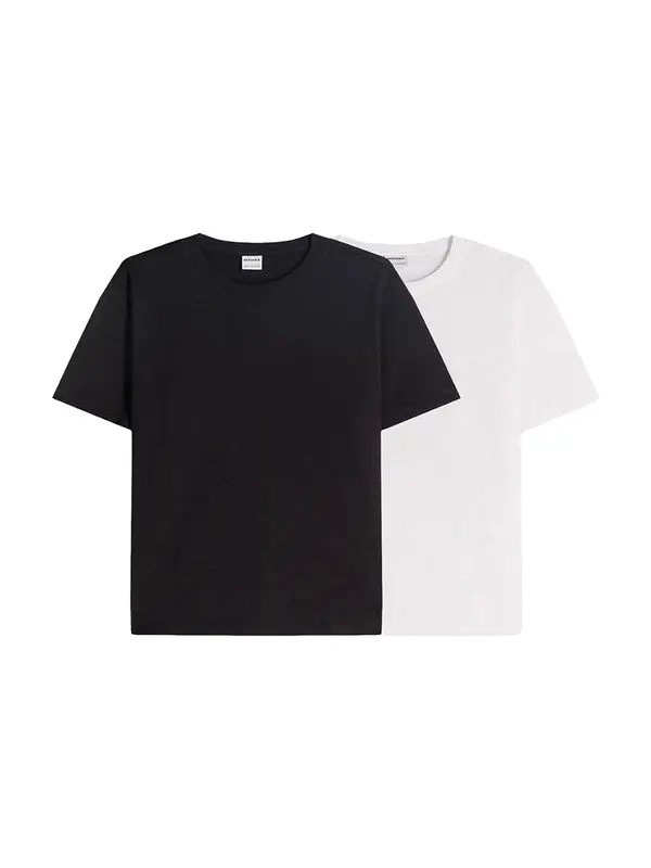 Bershka Bershka Majica  crna / bijela