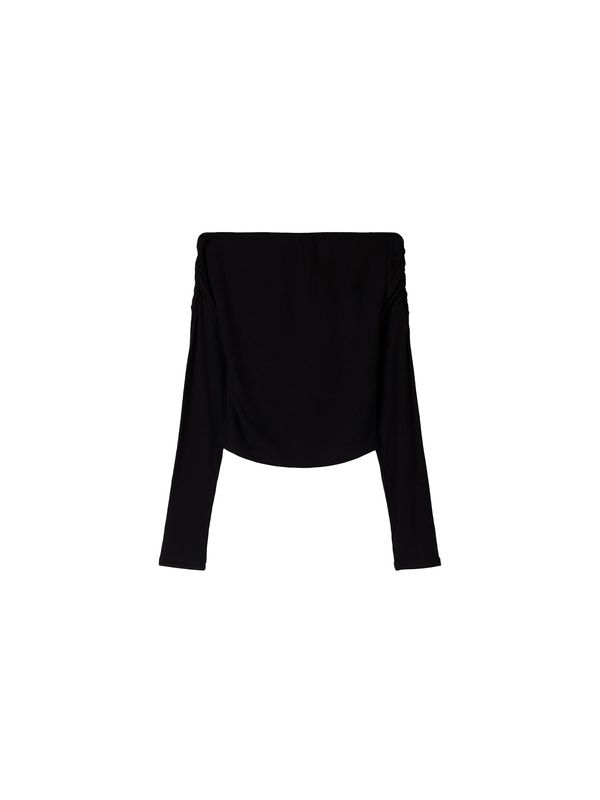 Bershka Bershka Majica  crna