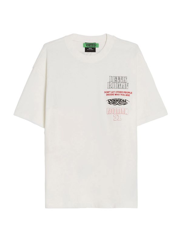 Bershka Bershka Majica  crvena / crna / bijela