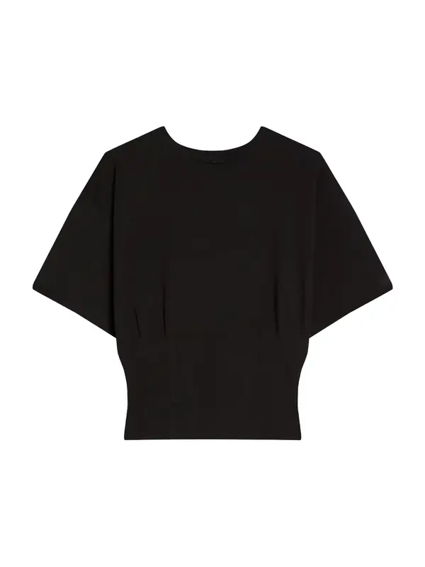 Bershka Bershka Majica 'EFECTO CORSE'  crna