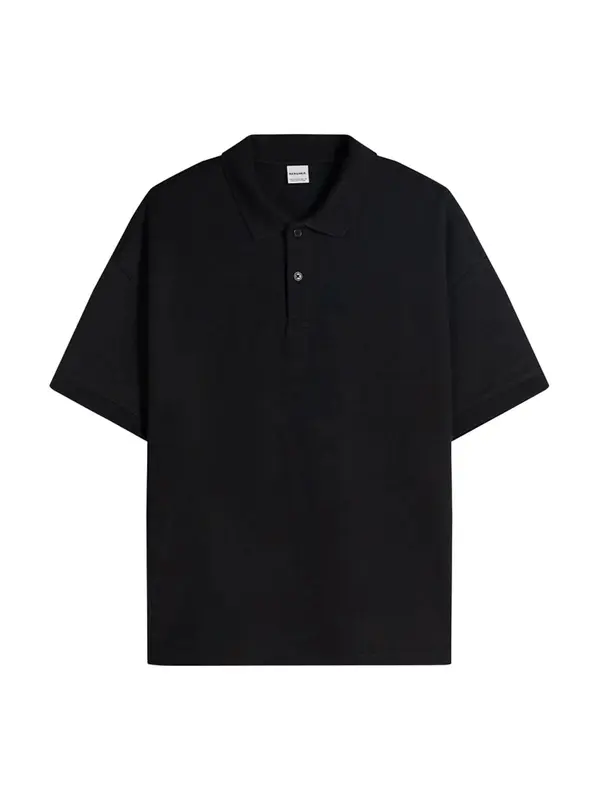 Bershka Bershka Majica 'INTERLOCK'  crna