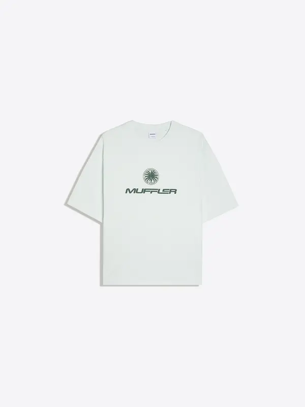 Bershka Bershka Majica  pastelno plava / žuta / svijetlozelena / tamno zelena