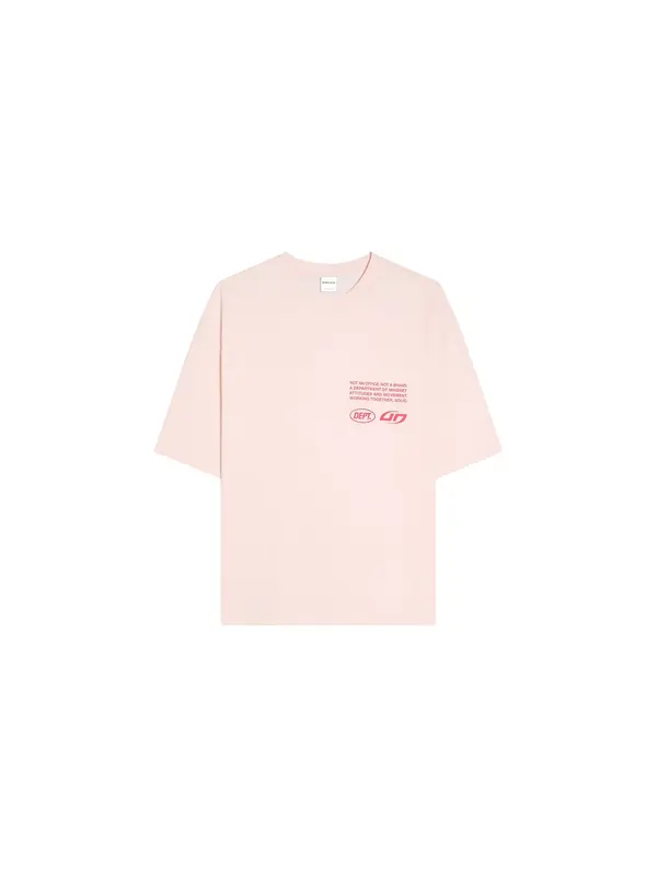 Bershka Bershka Majica  pastelno roza / crvena