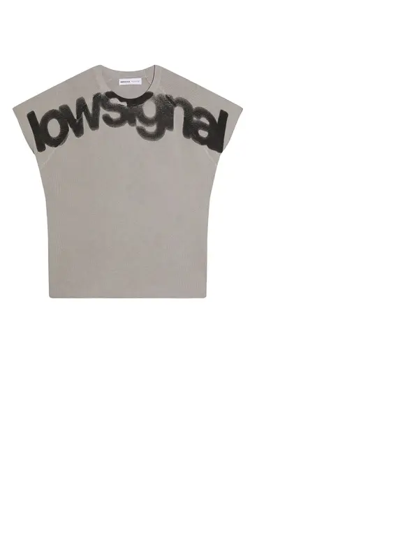 Bershka Bershka Majica  siva / crna