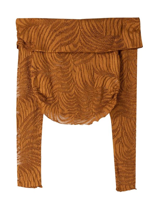 Bershka Bershka Majica  smeđa / konjak