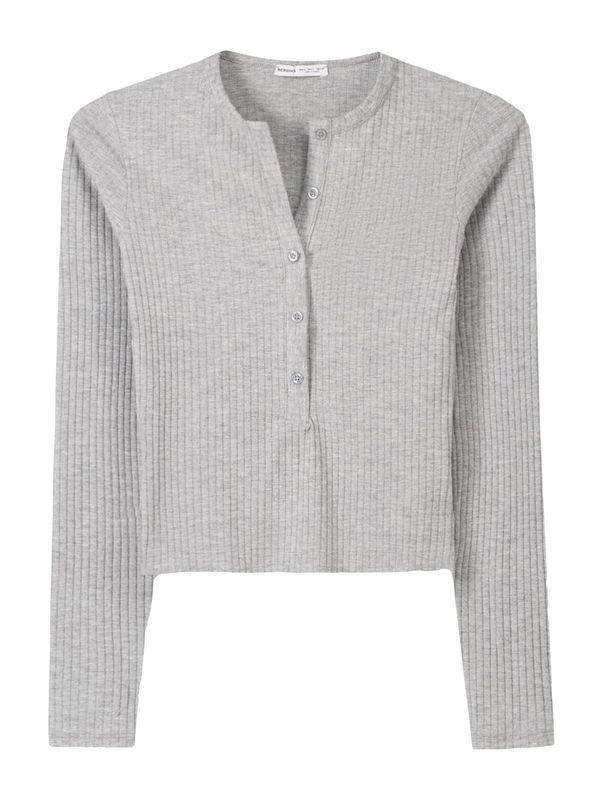 Bershka Bershka Majica  svijetlosiva