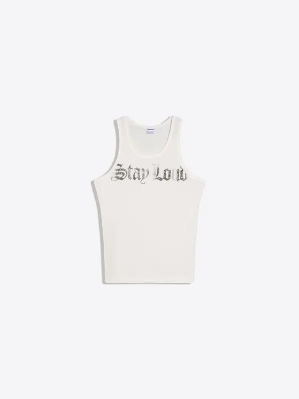 Bershka Bershka Majica  tamo siva / prljavo bijela
