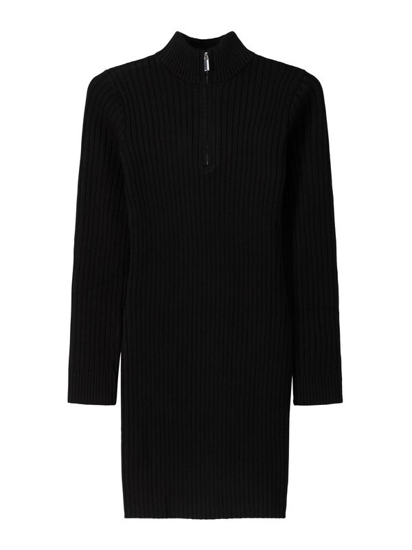 Bershka Bershka Pletena haljina  crna