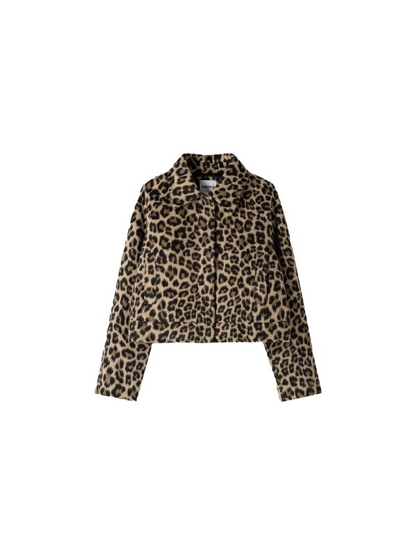 Bershka Bershka Prijelazna jakna  bež / pijesak / crna