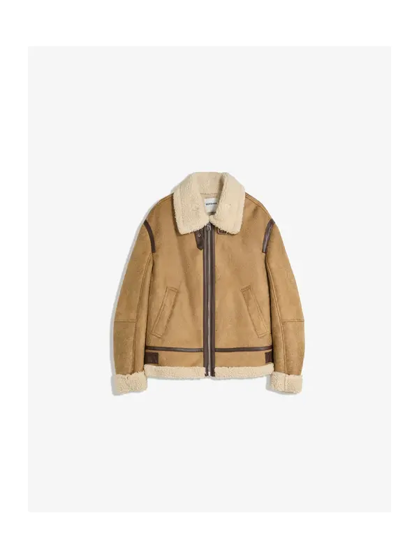 Bershka Bershka Prijelazna jakna  boja devine dlake (camel)