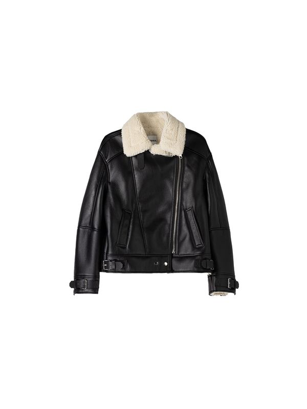 Bershka Bershka Prijelazna jakna  crna