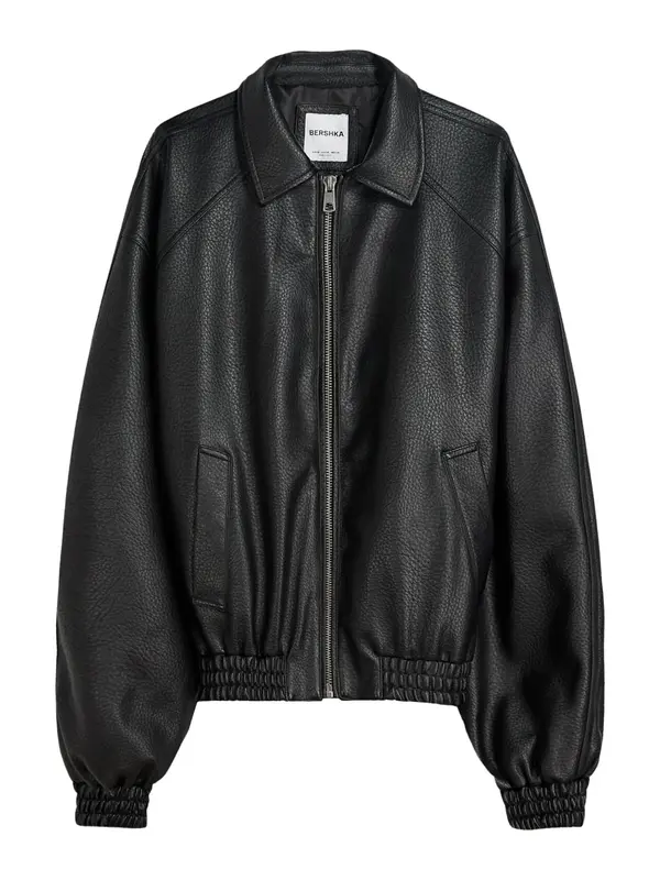 Bershka Bershka Prijelazna jakna  crna