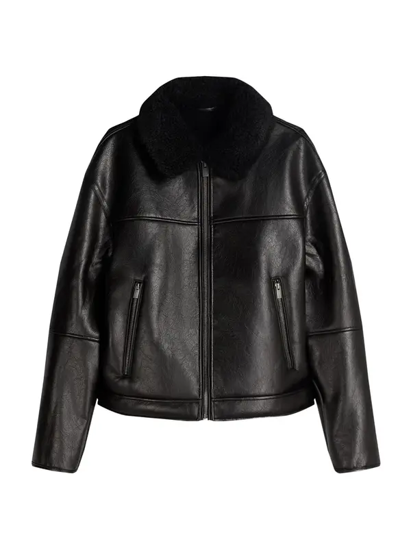 Bershka Bershka Prijelazna jakna  crna
