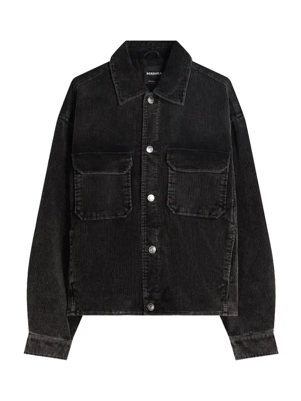 Bershka Bershka Prijelazna jakna  crna