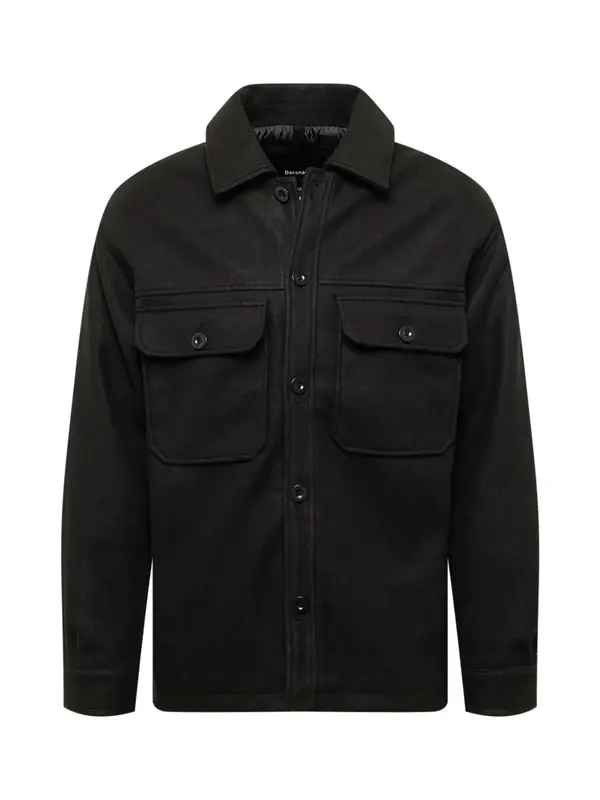 Bershka Bershka Prijelazna jakna  crna