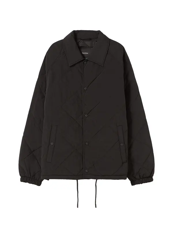 Bershka Bershka Prijelazna jakna  crna