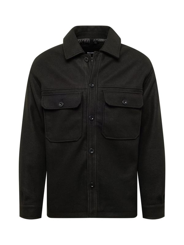 Bershka Bershka Prijelazna jakna  crna