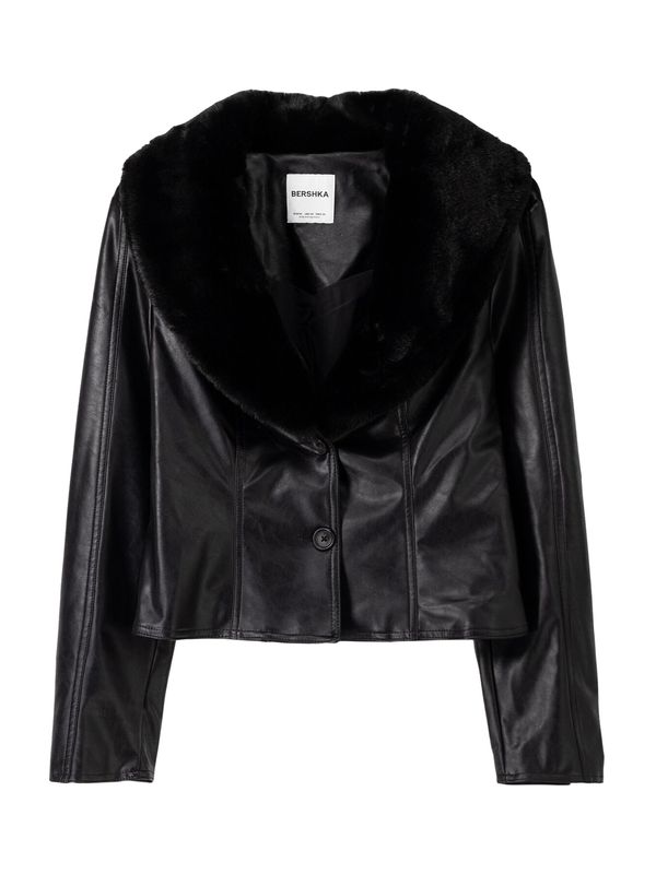 Bershka Bershka Prijelazna jakna  crna