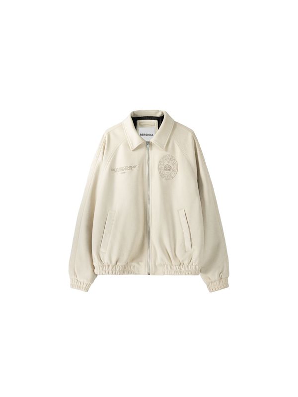 Bershka Bershka Prijelazna jakna  siva