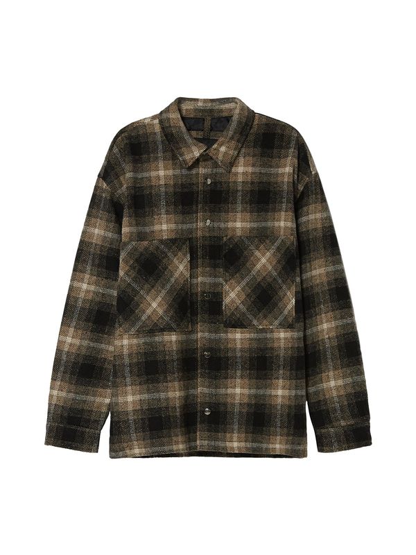 Bershka Bershka Prijelazna jakna  smeđa / crna