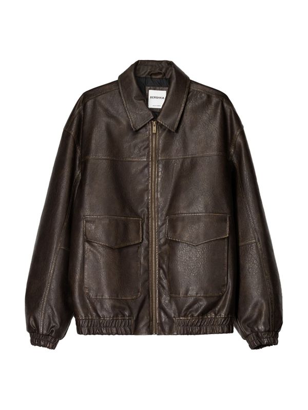 Bershka Bershka Prijelazna jakna  smeđa