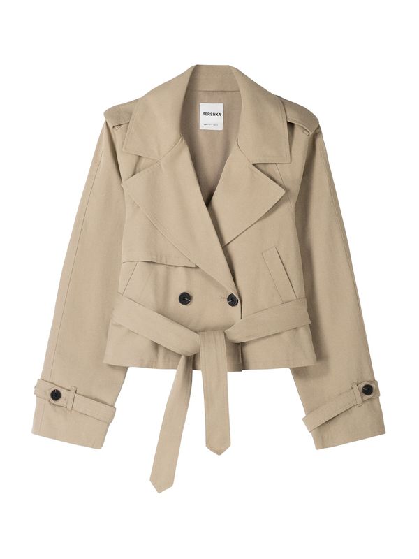 Bershka Bershka Prijelazna jakna  taupe siva