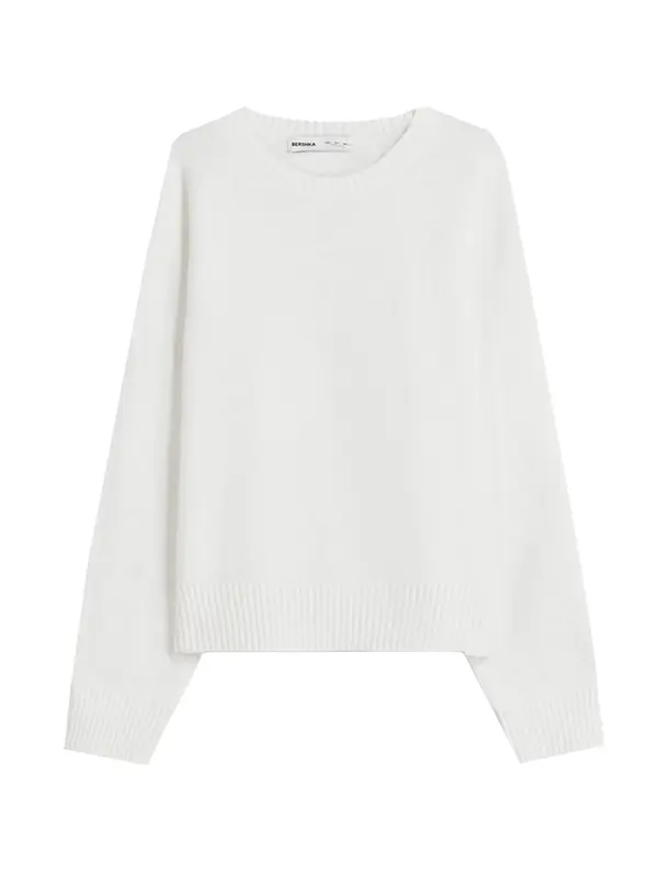 Bershka Bershka Pulover  bijela