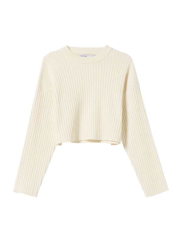 Bershka Bershka Pulover  ecru/prljavo bijela