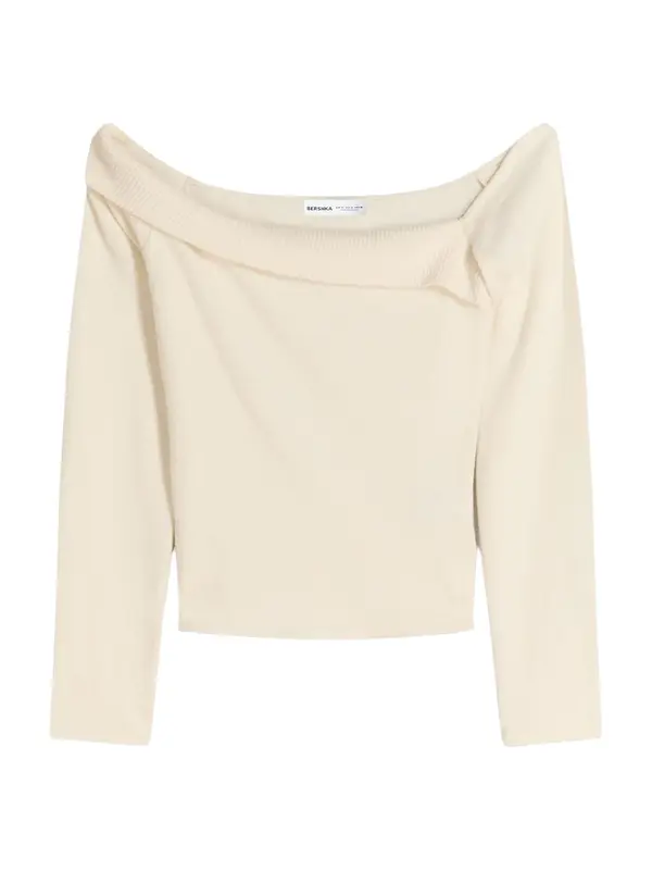 Bershka Bershka Pulover  ecru/prljavo bijela