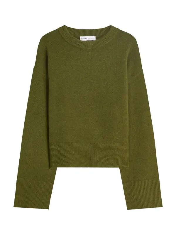 Bershka Bershka Pulover  maslinasta
