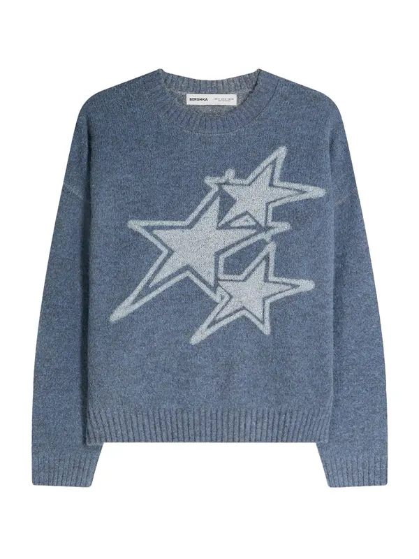 Bershka Bershka Pulover  opal / svijetloplava