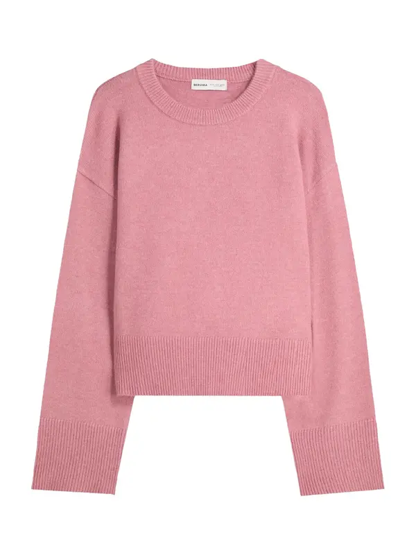 Bershka Bershka Pulover  prljavo roza