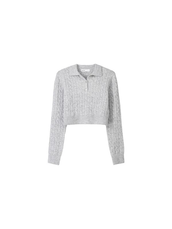 Bershka Bershka Pulover  siva melange