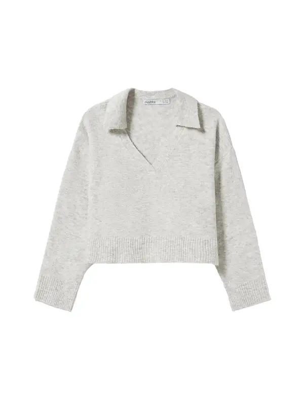 Bershka Bershka Pulover  siva melange