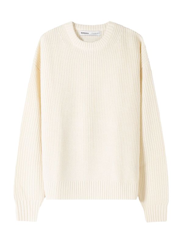 Bershka Bershka Pulover  vuneno bijela