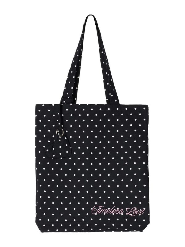 Bershka Bershka Shopper torba  crna / prljavo bijela