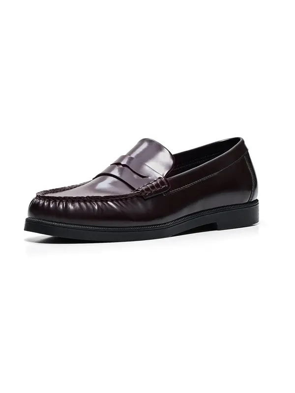 Bershka Bershka Slip On cipele  burgund