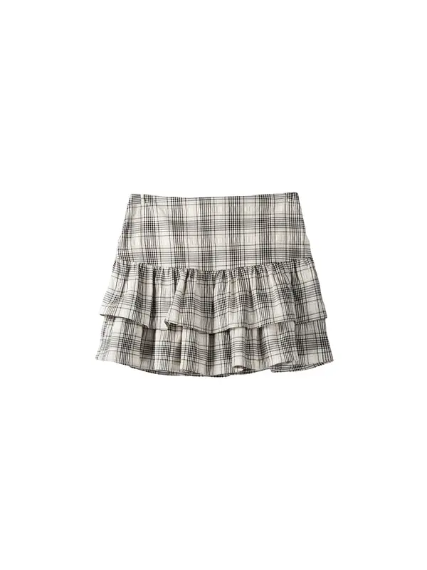 Bershka Bershka Suknja  bež / tamno bež / crna