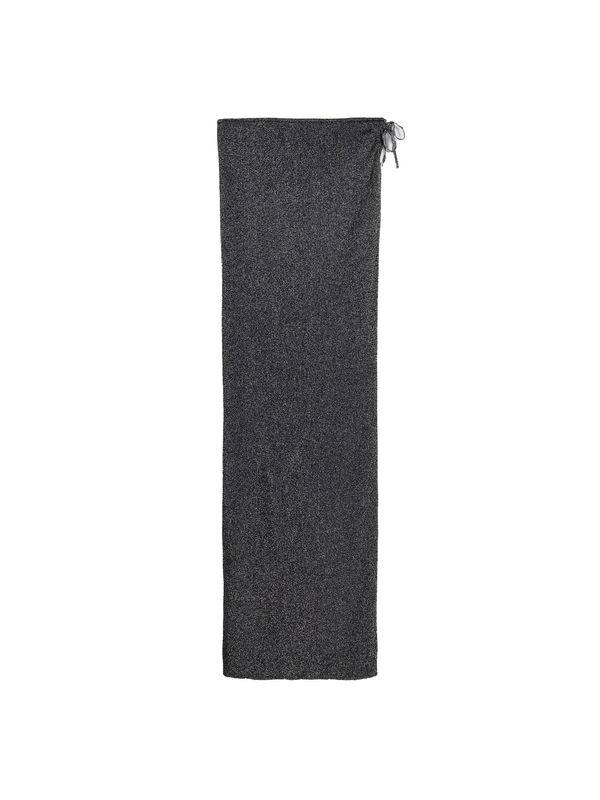 Bershka Bershka Suknja  srebrno siva / crna