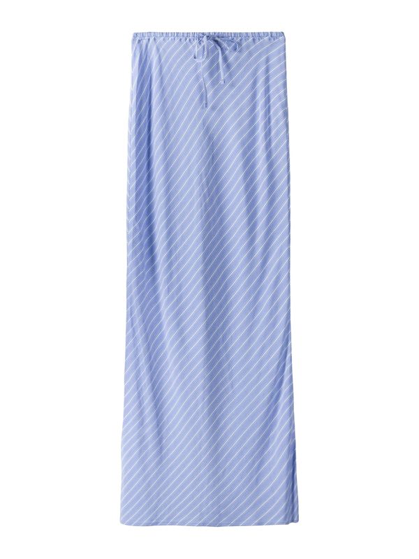 Bershka Bershka Suknja  svijetloplava / bijela