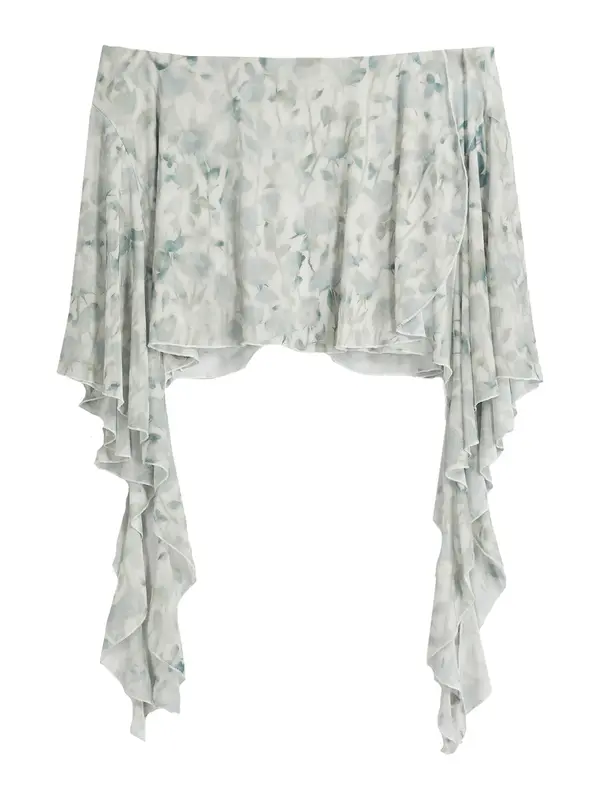 Bershka Bershka Suknja  taupe siva / svijetlosiva / petrol